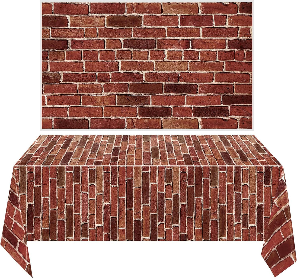 2 Pzas Telón Pared Piedra 4.5x9ft Decoración Medieval Invierno