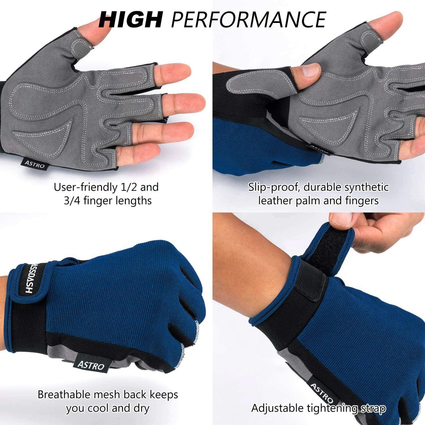 Guantes pesca sin dedos para hombres y mujeres deporte