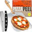 Pala pizza giratoria metal 12x14pulg con cortador