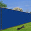 Pantalla privacidad valla 5x12ft malla cortavientos azul