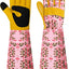 Guantes jardinería mujer cuero a prueba espinas transpirables