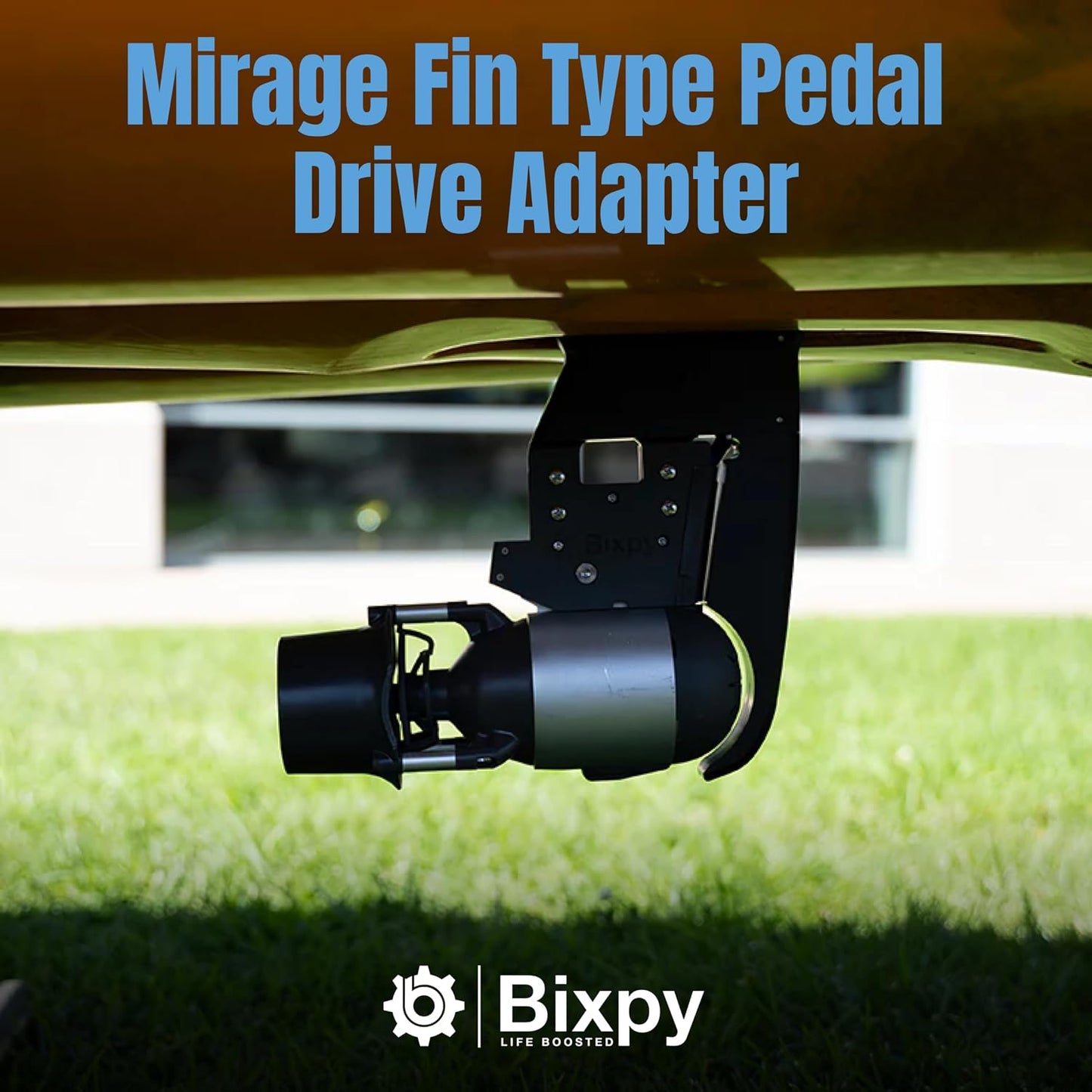 Adaptador pedal aleta kayak Mirage con parachoques