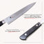Cuchillo acero inox VG-1 mango Pakka 5.906pulg