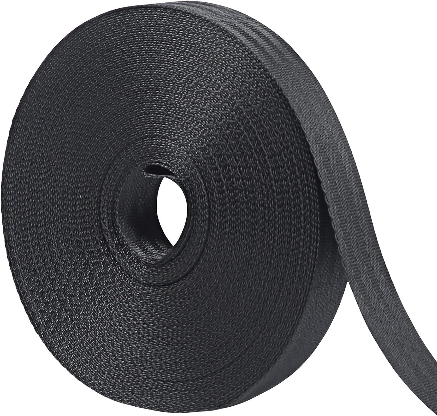 Correa soporte árboles cuerda nailon 65ftx1pulg 2200lb negro