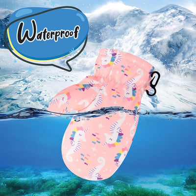 Guantes invierno niños impermeables forro polar deporte