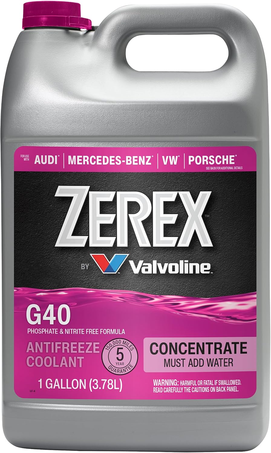 Anticongelante concentrado libre de fosfatos y nitritos G40