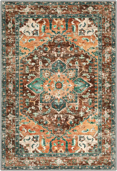 Tapete antideslizante 2x3pulg estilo bohemio puerta