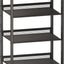 Zapatero estrecho 4 niveles madera acero 16.5x11.8x27.9pulg
