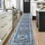 Tapete pasillo 2.6x20ft lavable estilo oriental lana