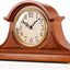 Reloj de repisa vintage con campana de hora marco madera