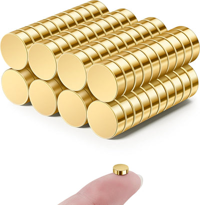 80 Pzas Imanes Neodimio 6x2mm para Refrigerador Pizarra