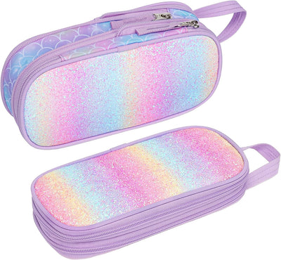 Estuche lápices expandible para niñas y niños grande