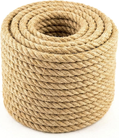Cuerda yute 1/2 pulg x 50 pies 4 capas resistente