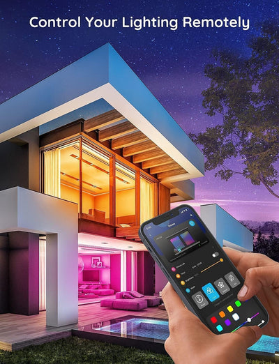 Tira luces LED WiFi 65.6ft RGB decoración hogar