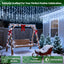 810 Luces LED Navidad 82ft 12 Modos Blancas Frías