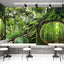 Papel pintado paisaje bosque arroyo 151x105" dormitorio