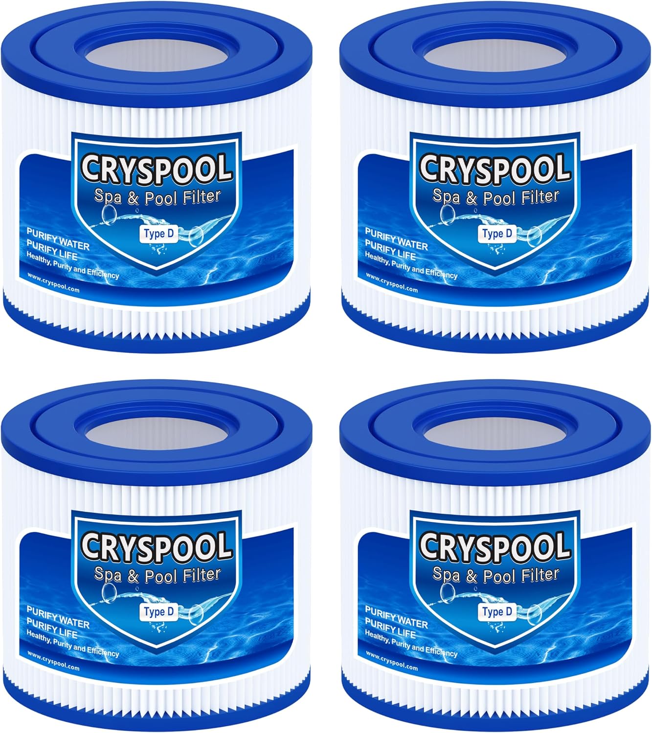 Filtro tipo D para piscina sobre suelo pack 4