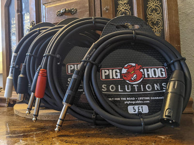 Cable adaptador TRS a XLR 50pies