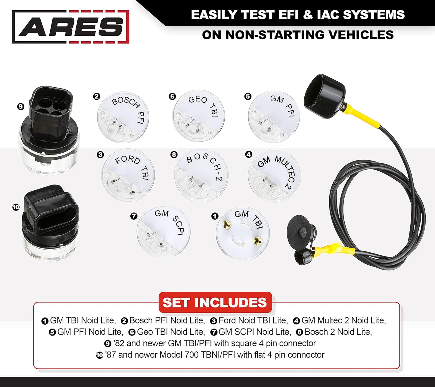 Kit prueba luz noid IAC para sistemas EFI