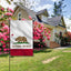 Bandera jardín doble cara California 18x12.5pulg