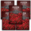 Semillas pimienta cayena 30-50k Scoville 5 paquetes