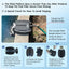 Nivelador automático de agua para piscina gris oscuro