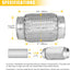 Tubo flexible escape acero inox 304 doble trenzado coche