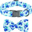 Collar lazo perro grande con estampado arándanos ajustable