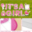 Letrero jardín estacas cigüeña 12 pzas rosa para baby shower