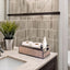 Cesta almacenamiento papel higiénico marrón decorativa baño
