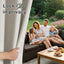 Cortinas exteriores impermeables 52x84" bloqueo luz solar
