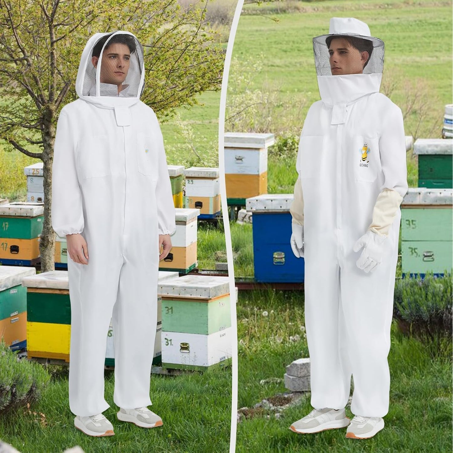 Traje antipicaduras unisex XXL con velos y guantes