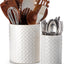 Soporte utensilios cerámica encimera cocina estilo granja