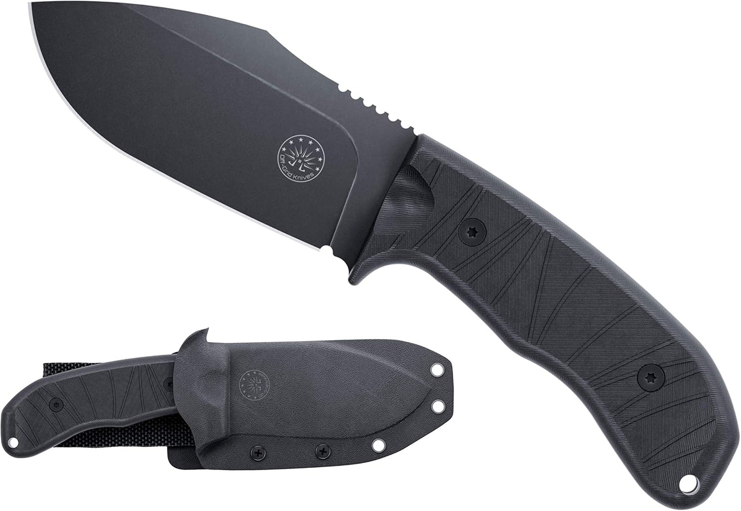 Cuchillo Alpha-Dog hoja D2 acero criogénico espiga G10