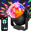 Luz bola discoteca RGB activada por sonido con control remoto