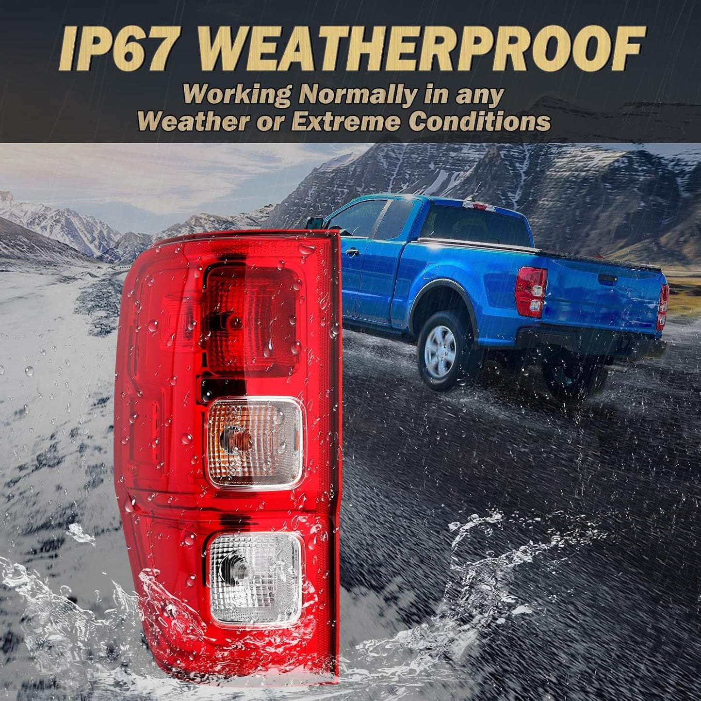Luz trasera Ford Ranger 19-23 izq conductor halógena