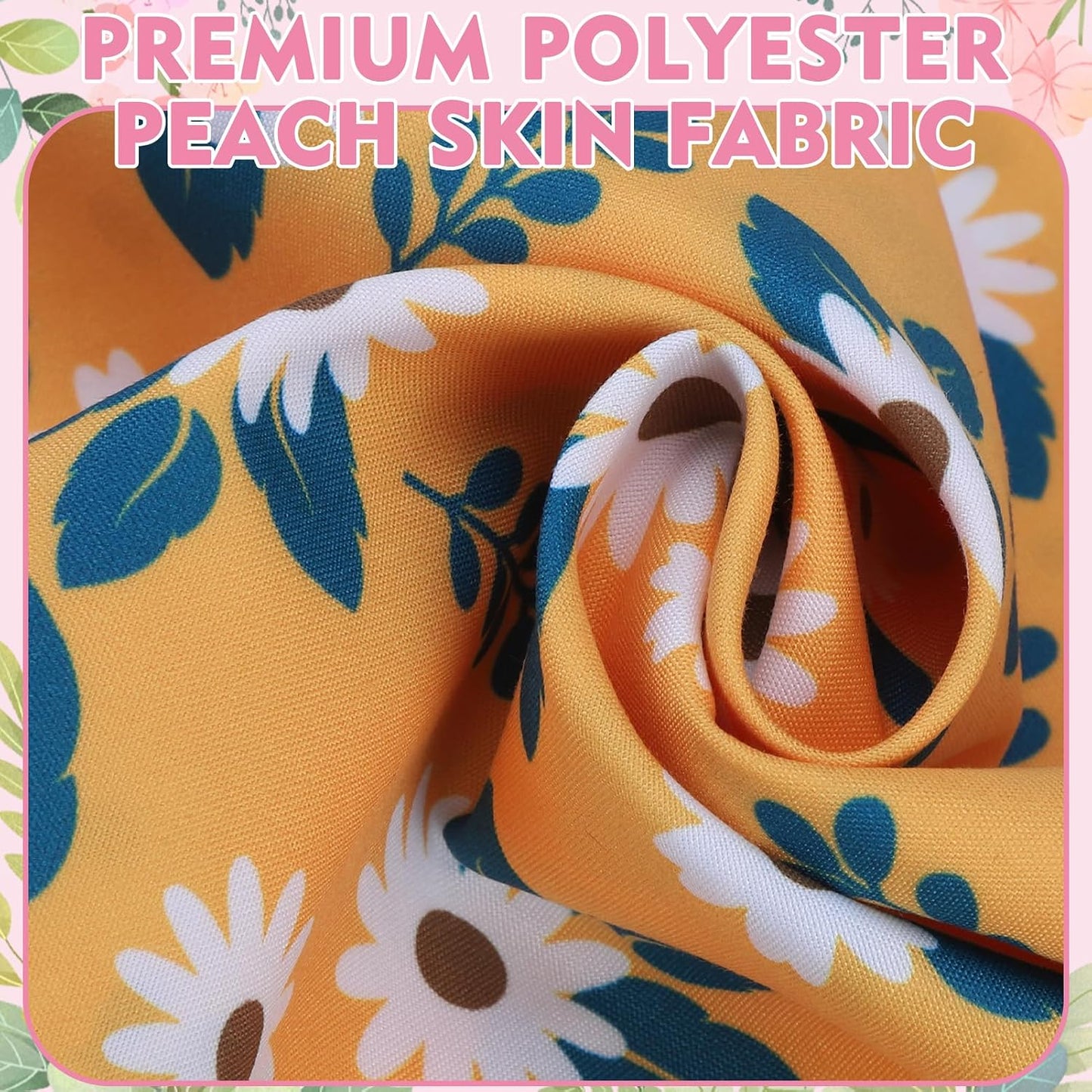 Bandana reversible floral para perros pequeños 4 pzas