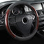Funda volante auto 15" microfibra universal antiderrap negro