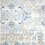 Alfombra de área Melrose Audrey 4x5 marfil/azul
