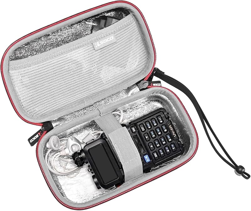 Funda rígida radio Baofeng UV-82 con cremallera YKK