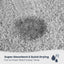 Alfombra baño antiderrap microfibra lanuda 24x36"