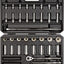 Set trinquete 6 puntos 1/2" 37pzas