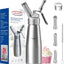 Dispensador crema batida aluminio 16.9oz 3 boquillas