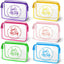 6 bolsas maquillaje transparente con cremallera PVC impermeable