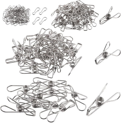 Set 145 pines acero inox 1.7-3.2pulg con ganchos
