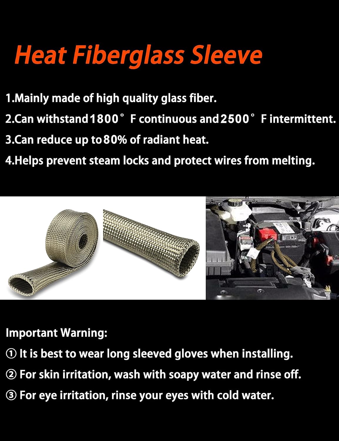 Fundas térmicas para manguera auto 2500 grados
