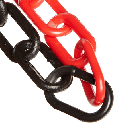 Cadena plástica barrera 2pulg Rojo/Negro