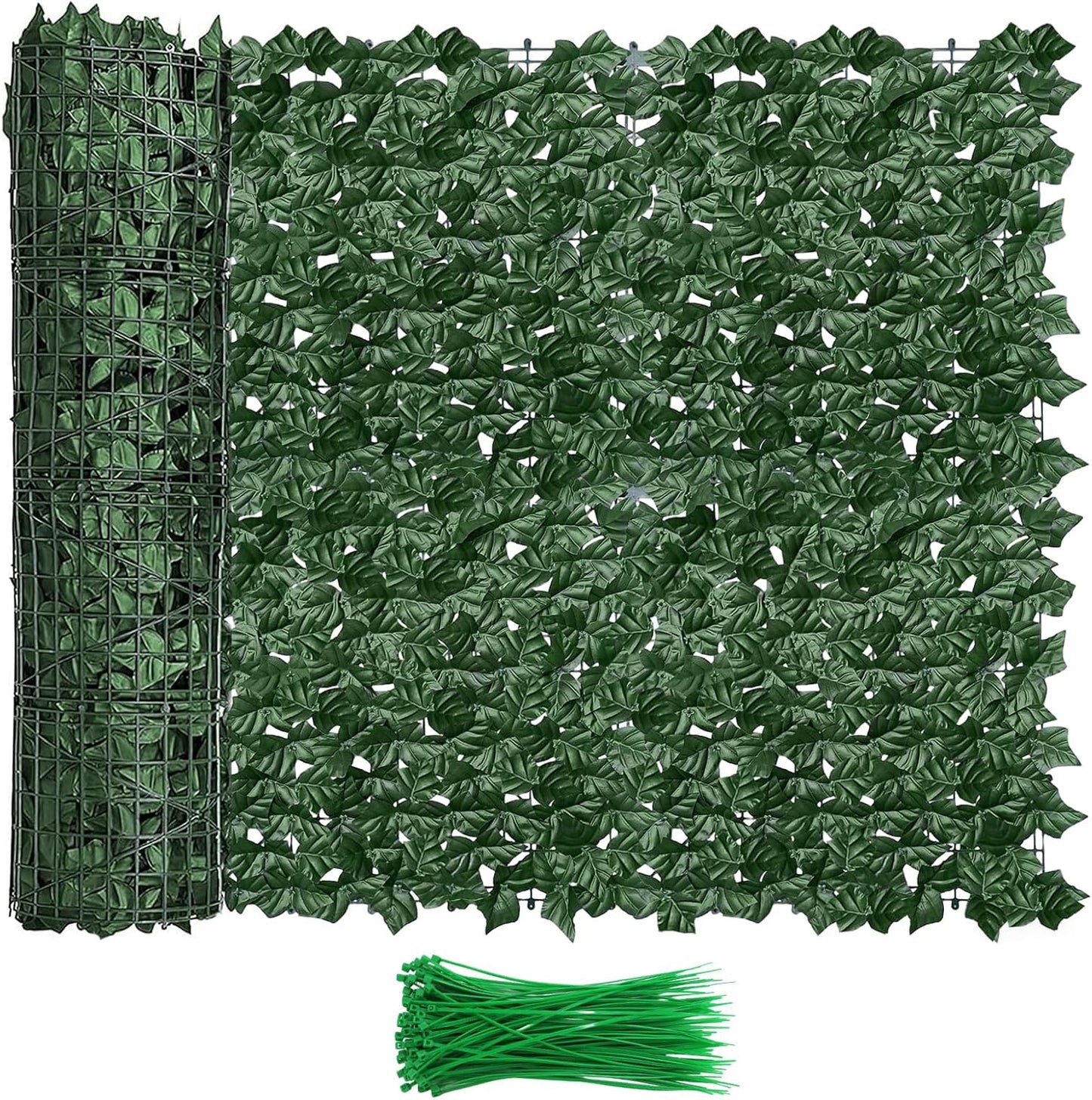 Rejilla pared valla hiedra artificial 40x120" anti UV