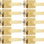 10 Palancas Puerta Sin Llave Latón Reversible