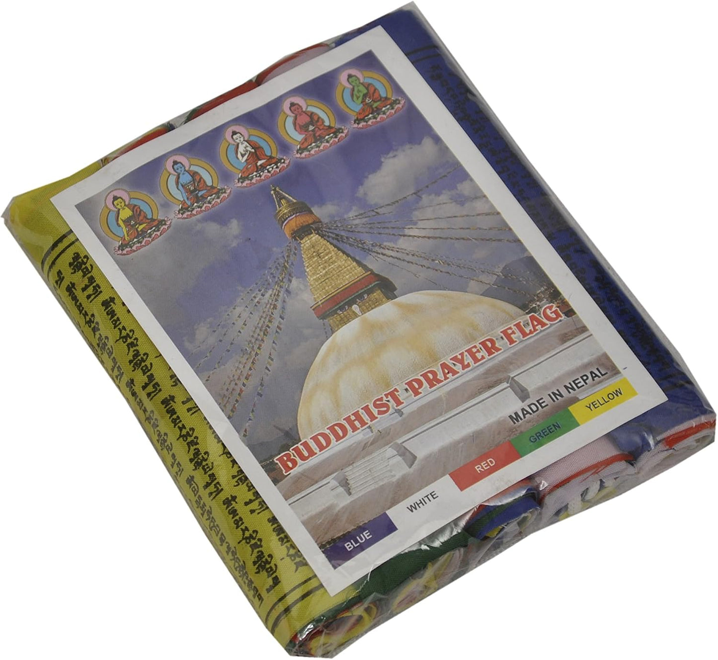 Banderas budistas tibetanas 6.5" pack 50